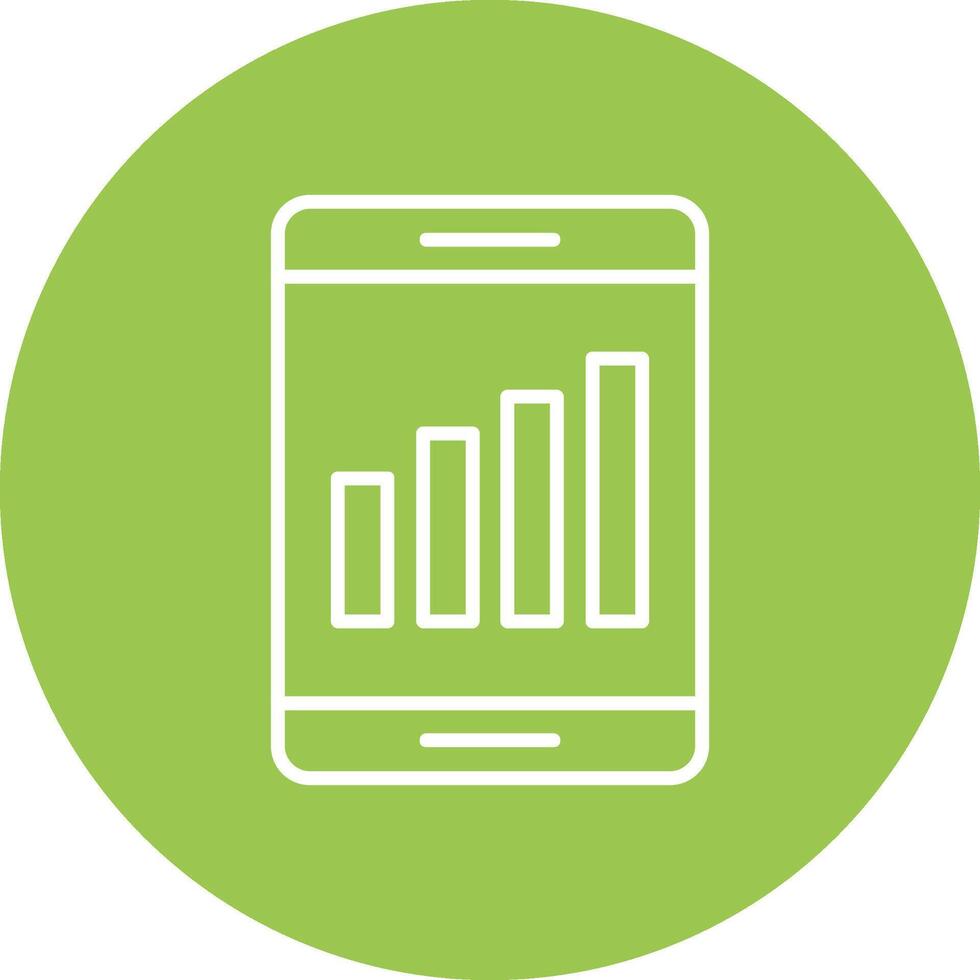 Low Signal Line Multi Circle Icon vector