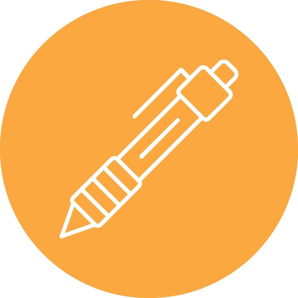 Pen Line Multi Circle Icon vector