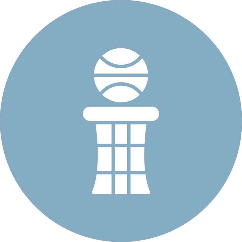 Basketball Glyph Multi Circle Icon vector