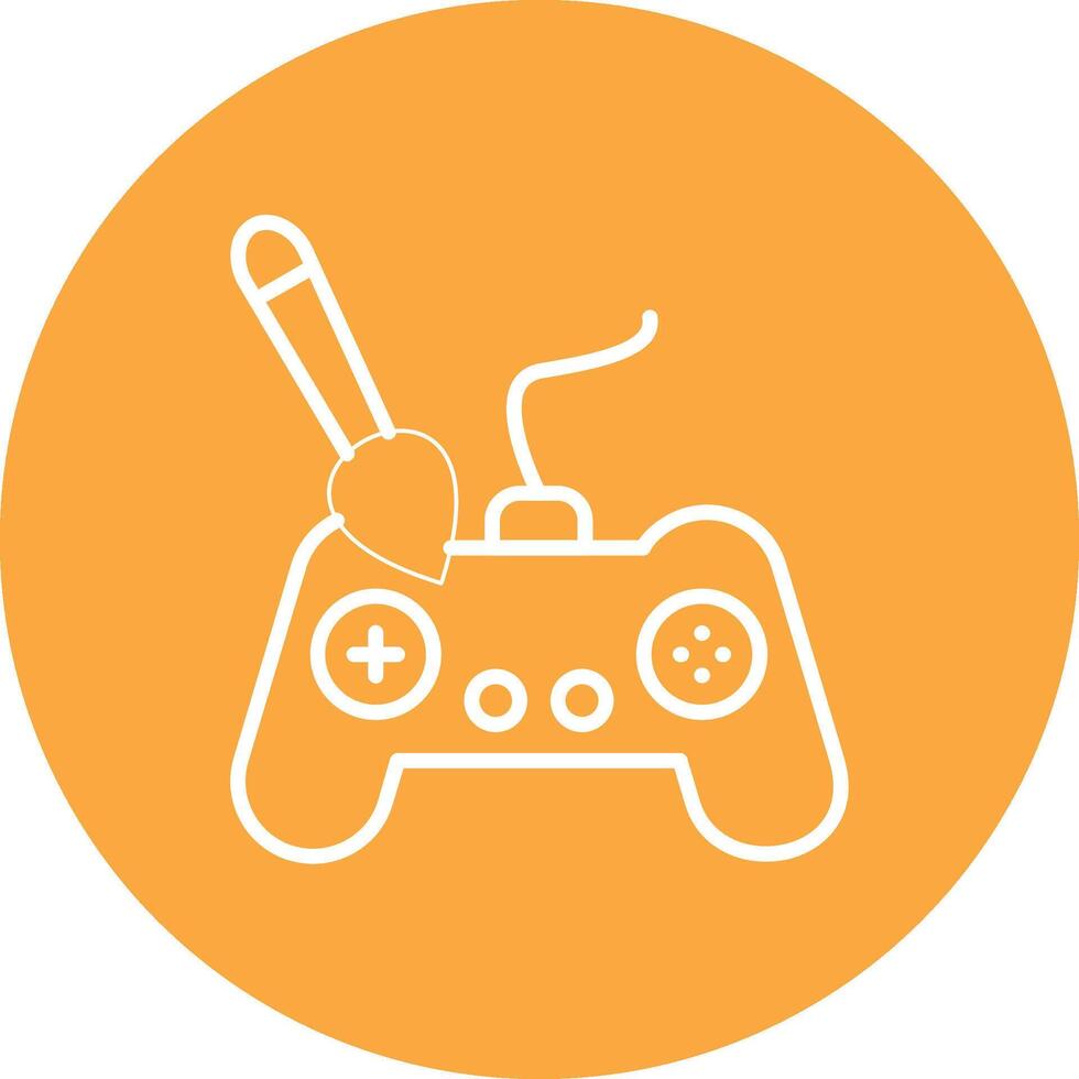 Controller Line Multi Circle Icon vector