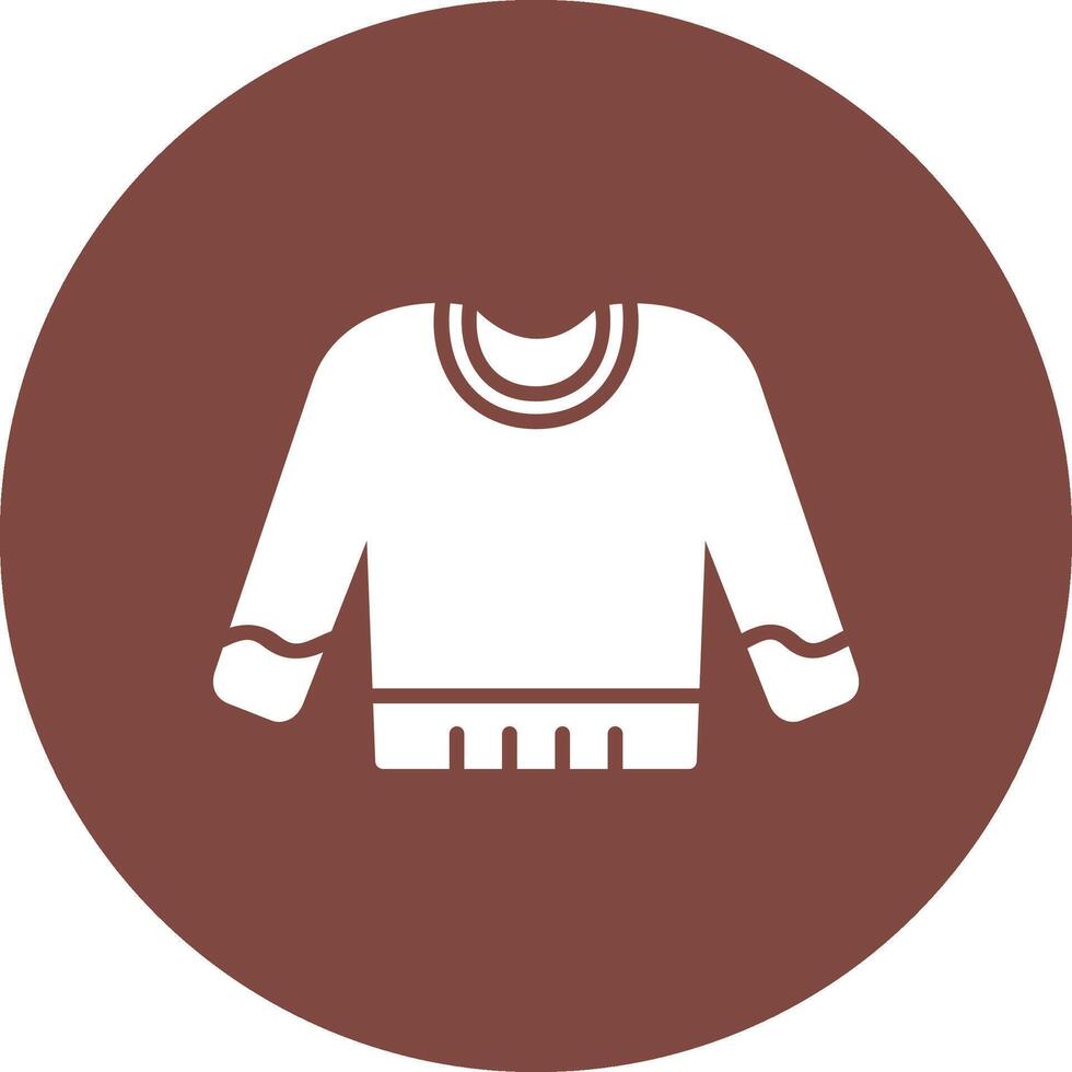Jumper Glyph Multi Circle Icon vector