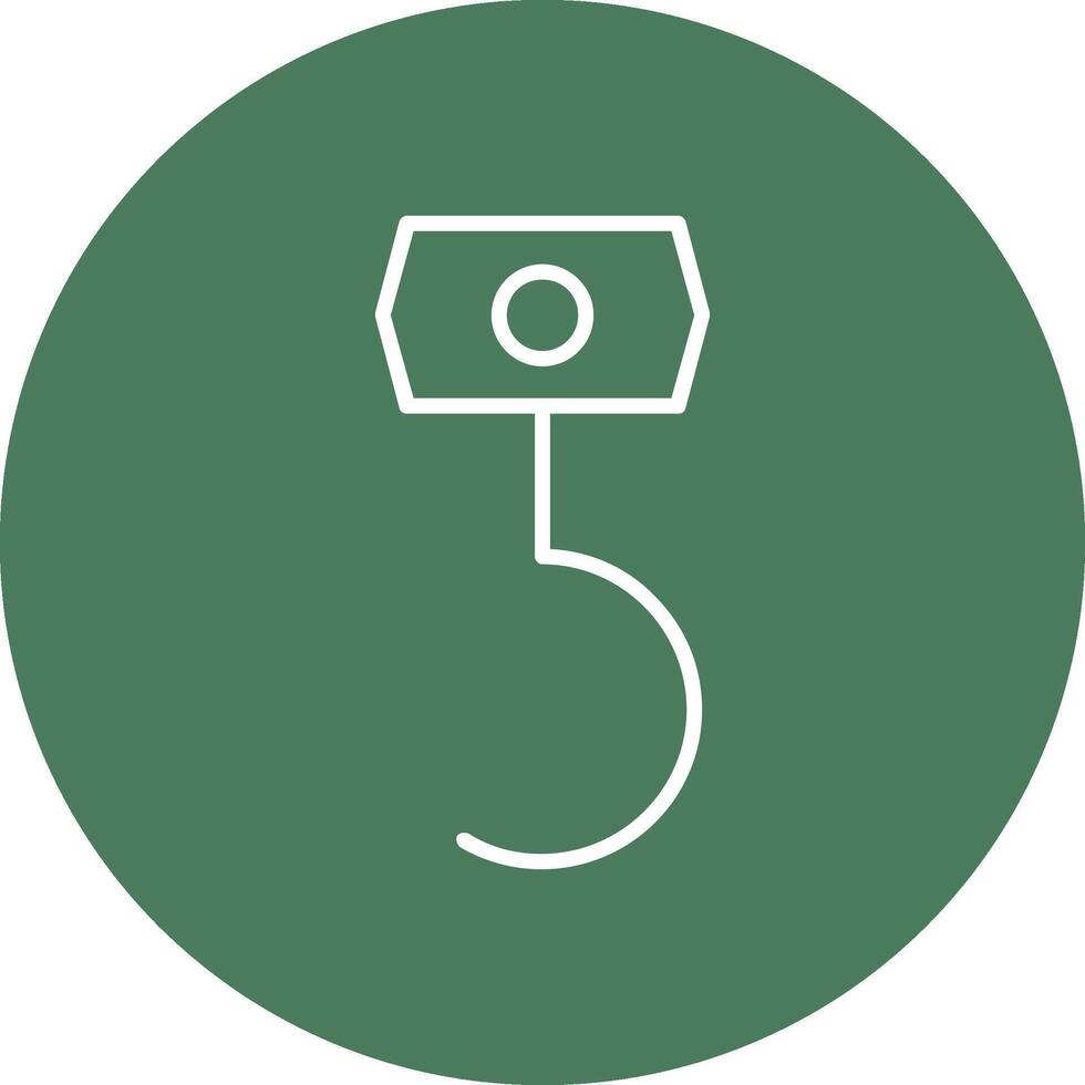 Hook Line Multi Circle Icon vector