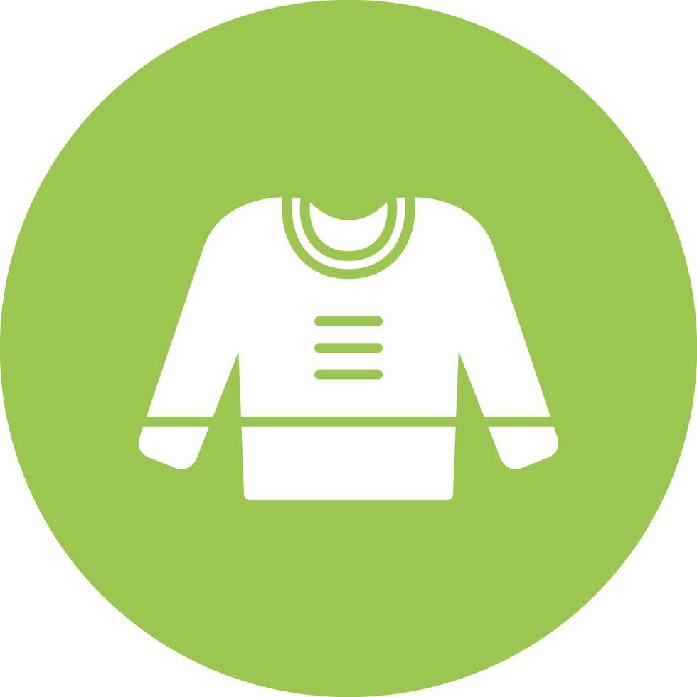 Jumper Glyph Multi Circle Icon vector