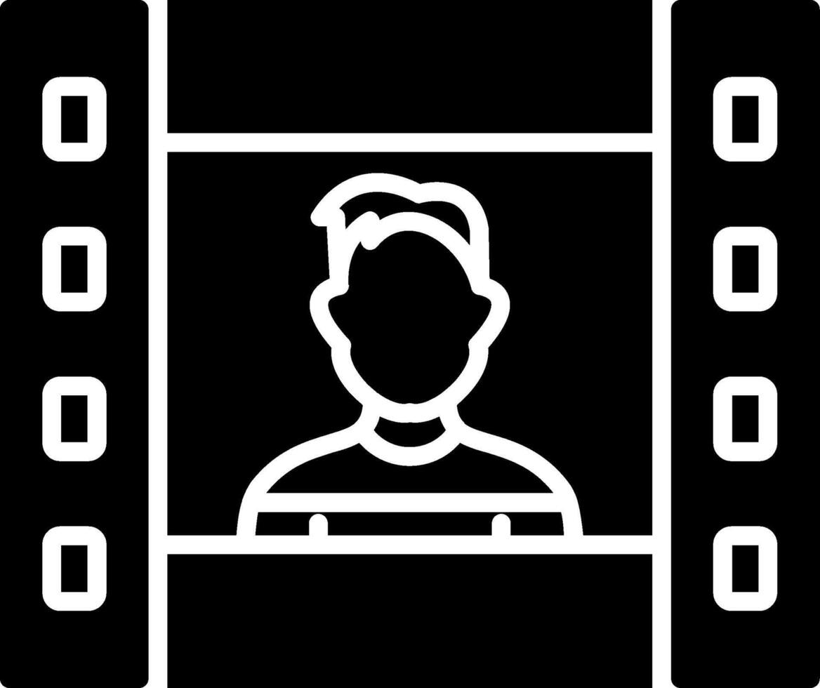 Reel Glyph Icon vector