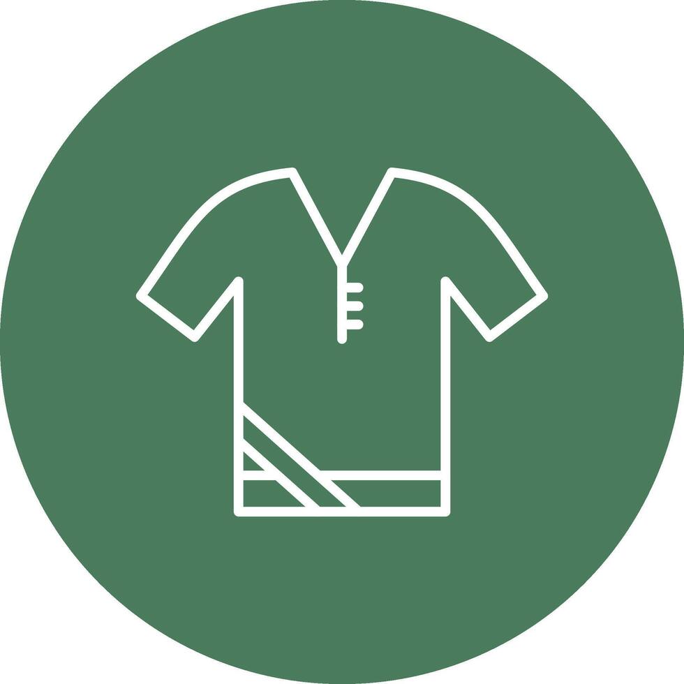 Shirt Line Multi Circle Icon vector