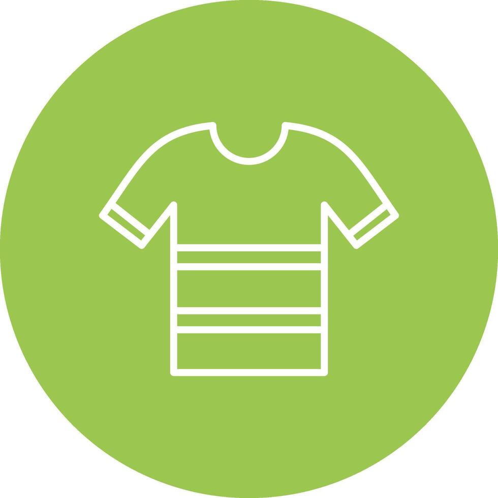 Shirt Line Multi Circle Icon vector