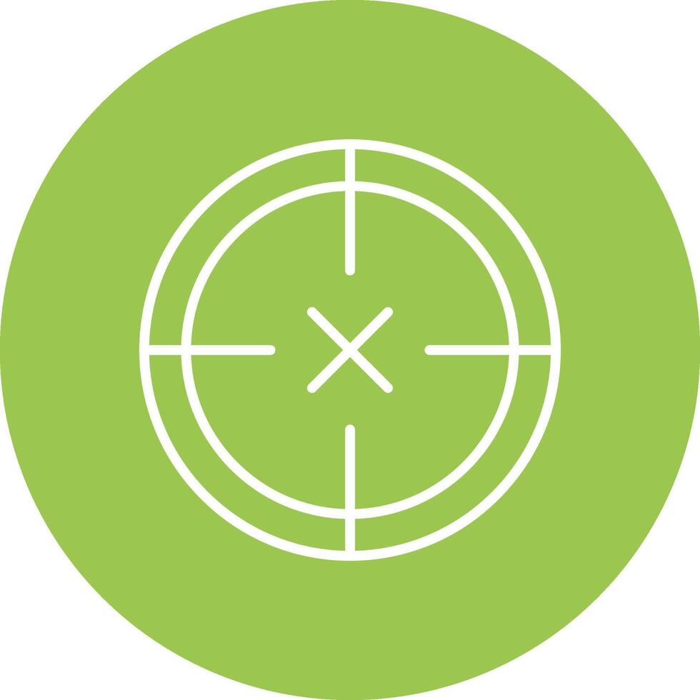 Scope Line Multi Circle Icon vector