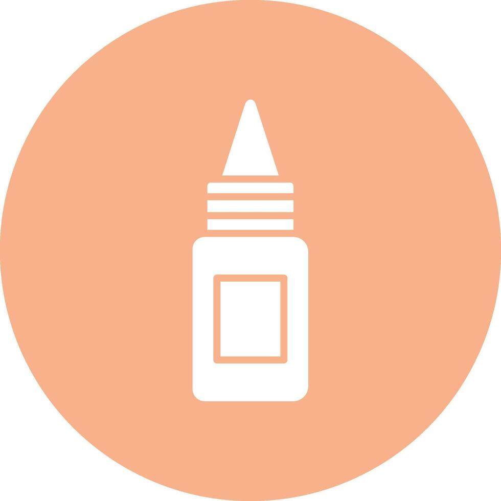 Bottle Glyph Multi Circle Icon vector