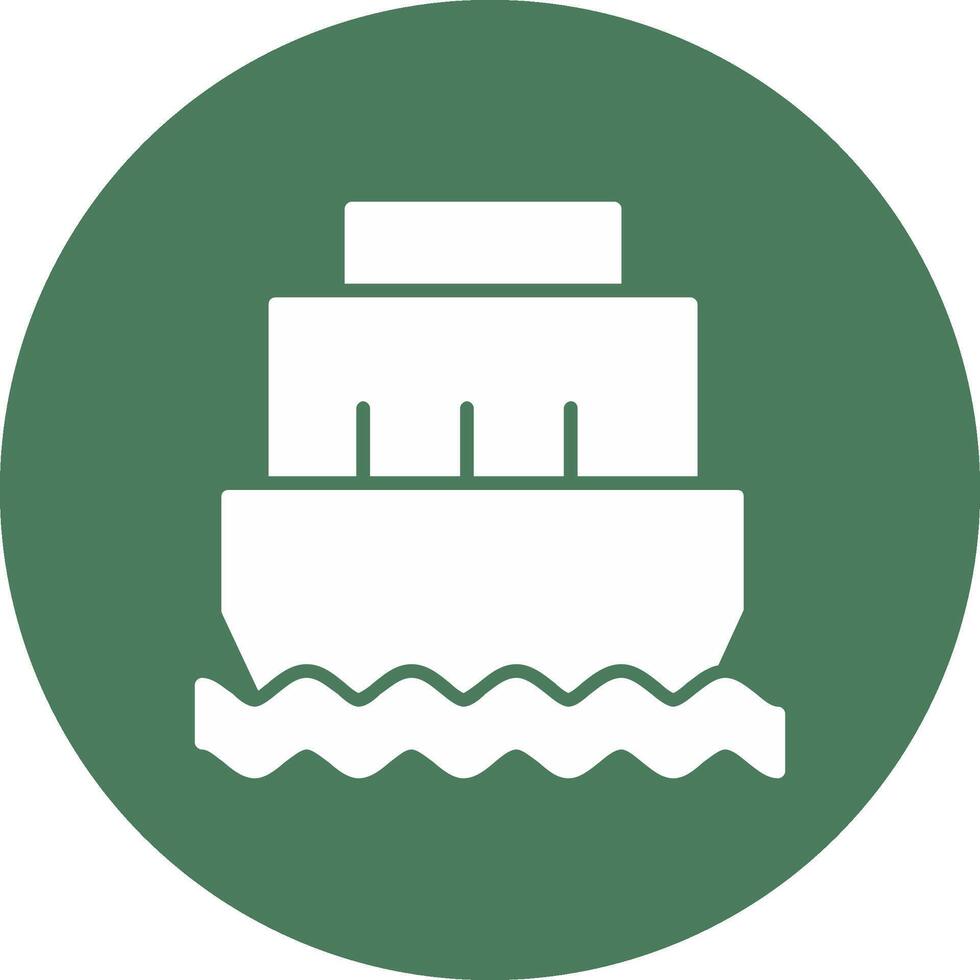 Port Glyph Multi Circle Icon vector
