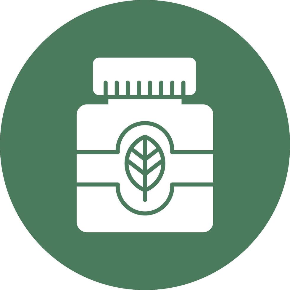 Essential Oil Glyph Multi Circle Icon vector