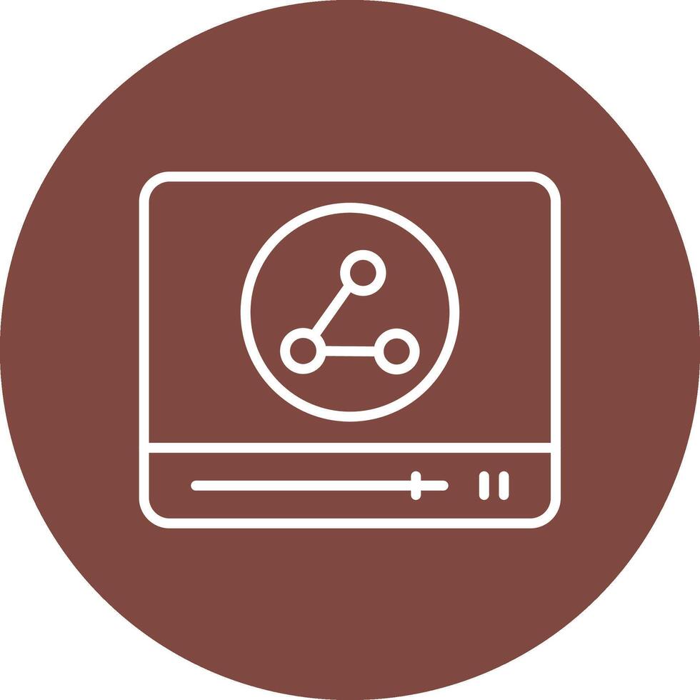 Browser Line Multi Circle Icon vector