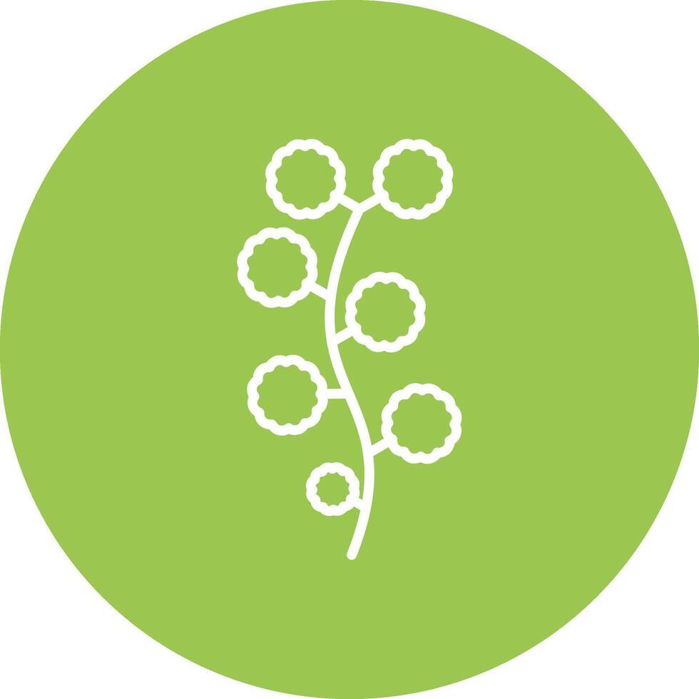 Wattle Line Multi Circle Icon vector