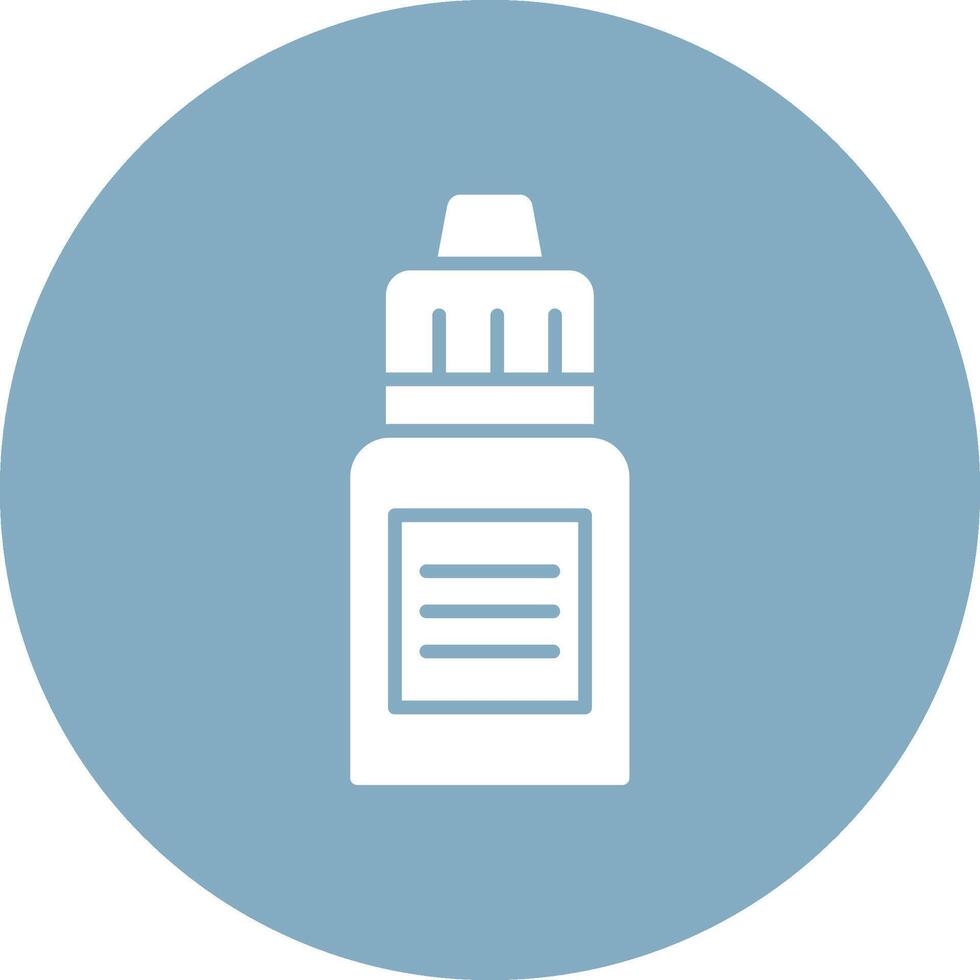 Serum Glyph Multi Circle Icon vector