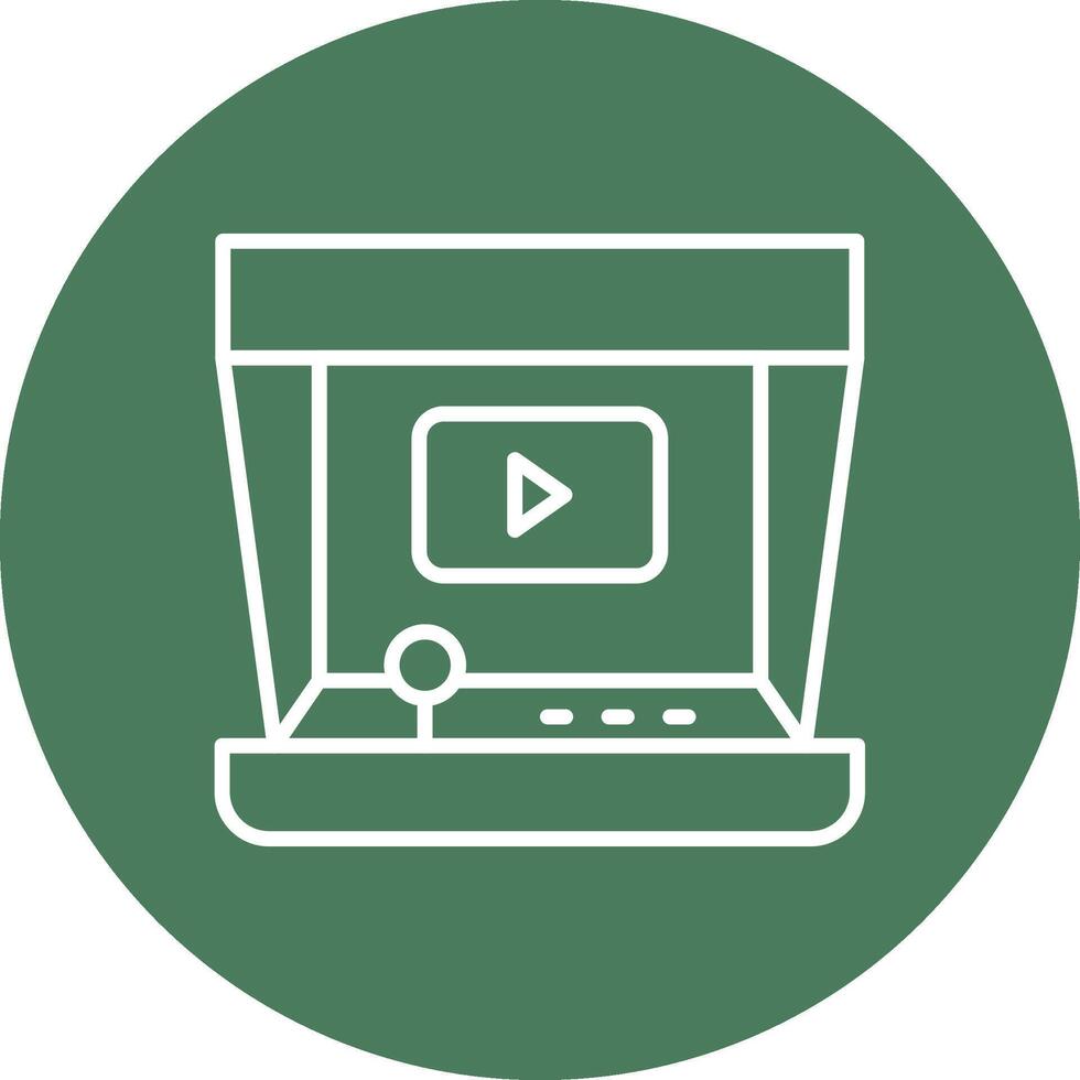 Arcade Line Multi Circle Icon vector