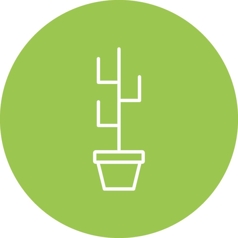 Cactus Line Multi Circle Icon vector