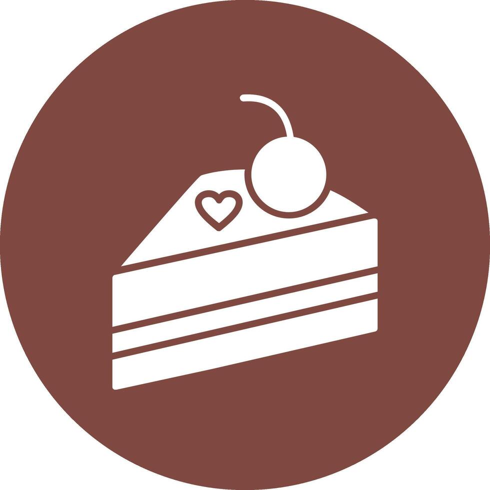 Pastry Glyph Multi Circle Icon vector