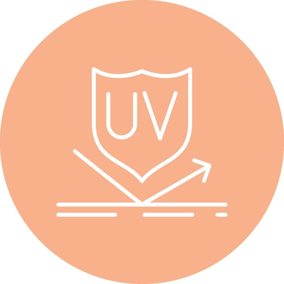 UV Protection Line Multi Circle Icon vector