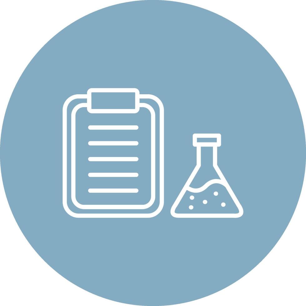 Flask Line Multi Circle Icon vector
