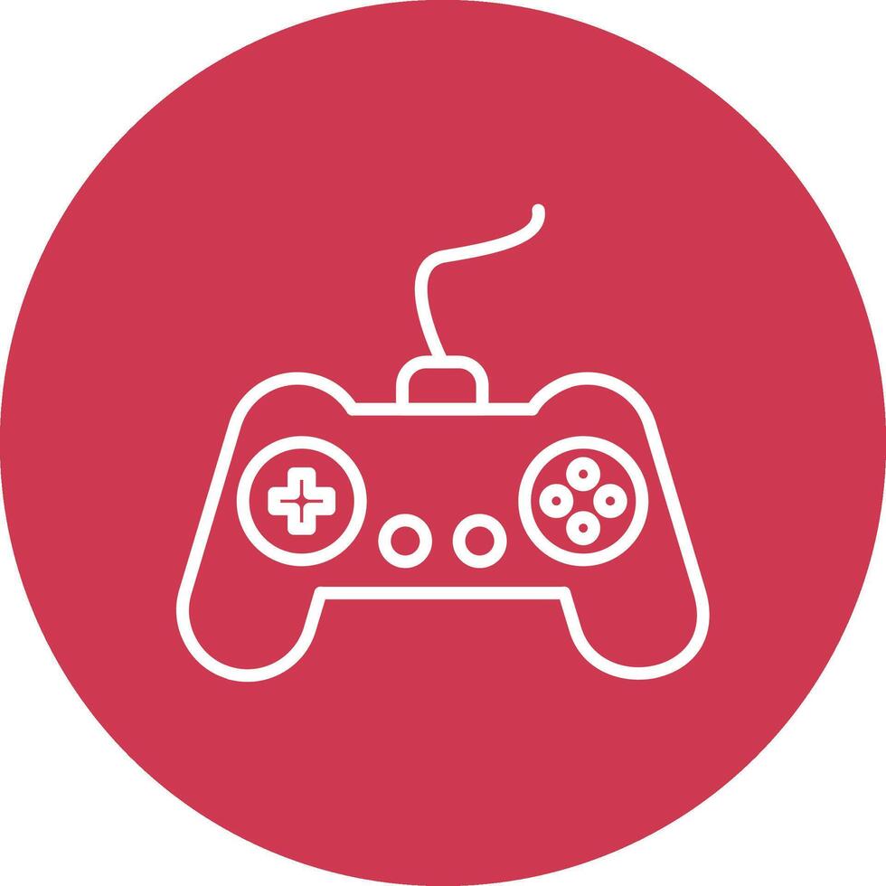 Gamer Line Multi Circle Icon vector