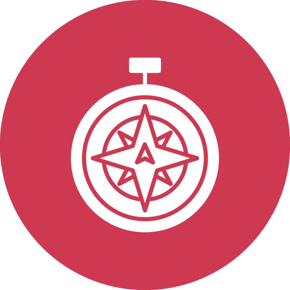 North Glyph Multi Circle Icon vector