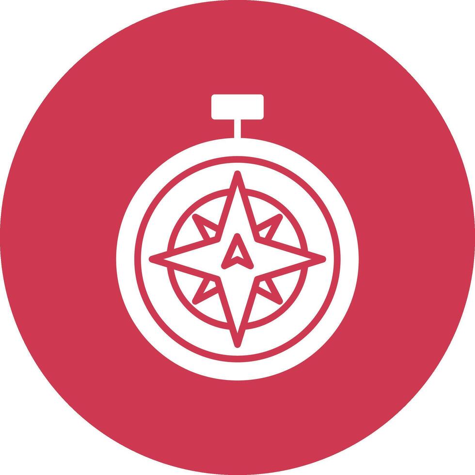 North Glyph Multi Circle Icon vector