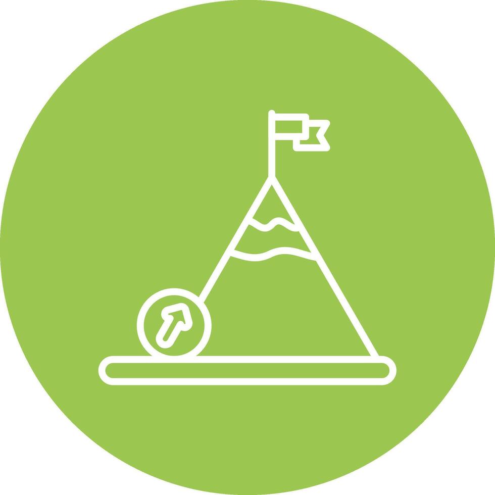 Boulder Line Multi Circle Icon vector