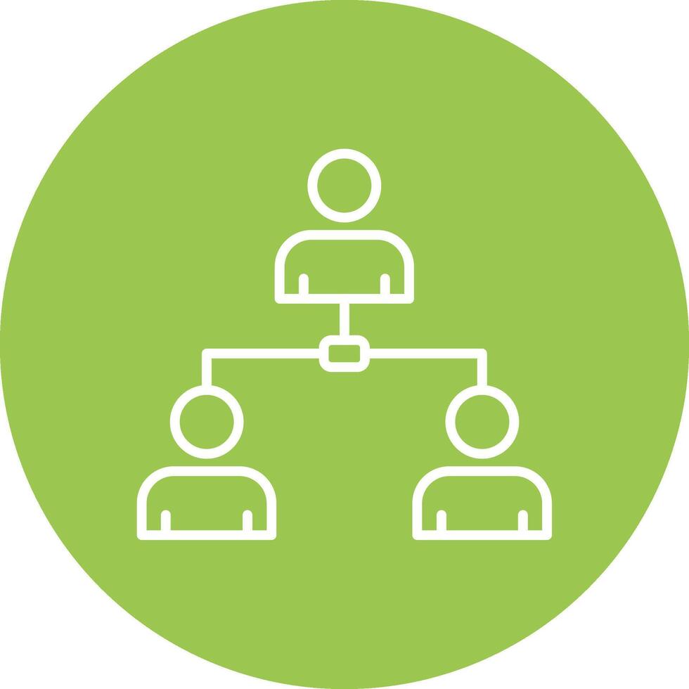 Business Line Multi Circle Icon vector