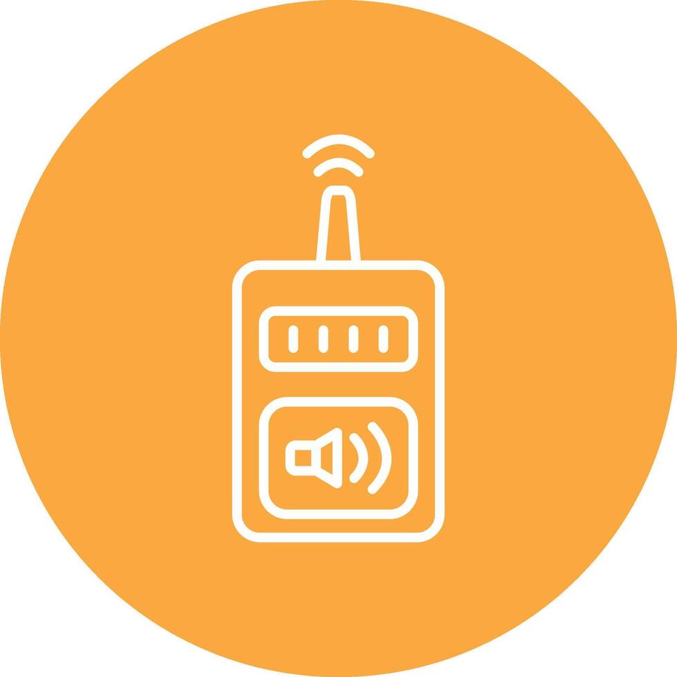 Device Line Multi Circle Icon vector