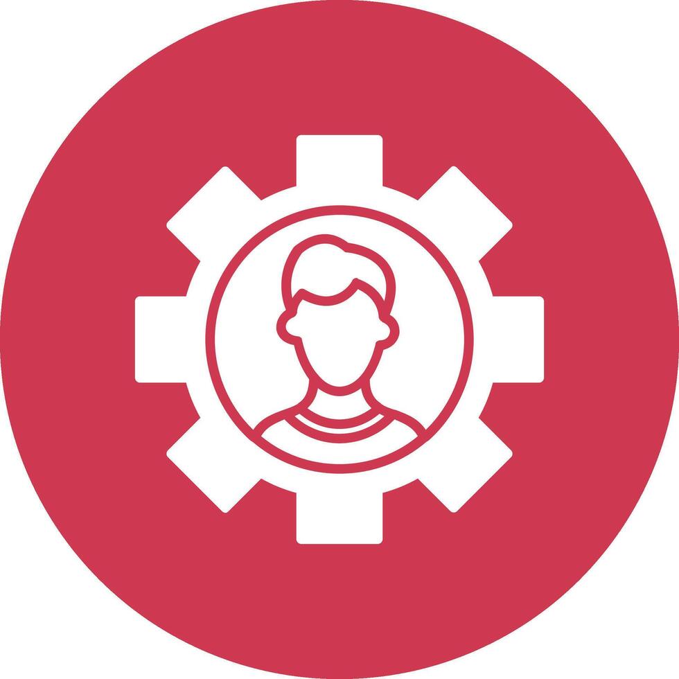 Coal Mining Glyph Multi Circle Icon vector