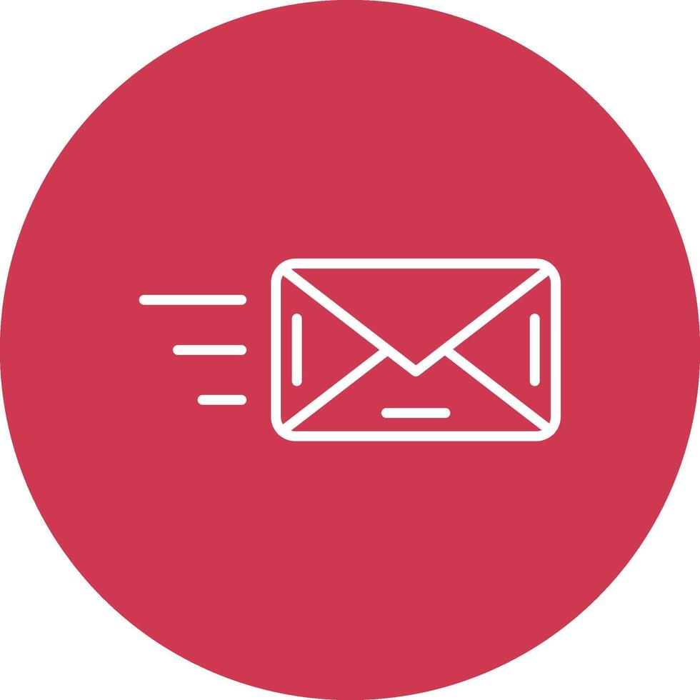 Email Line Multi Circle Icon vector