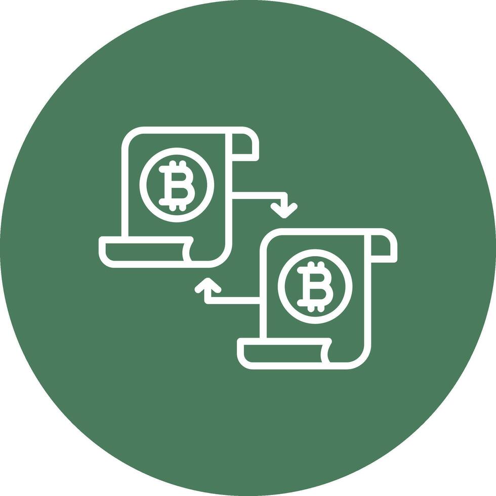 Disturbuted Ledger Line Multi Circle Icon vector