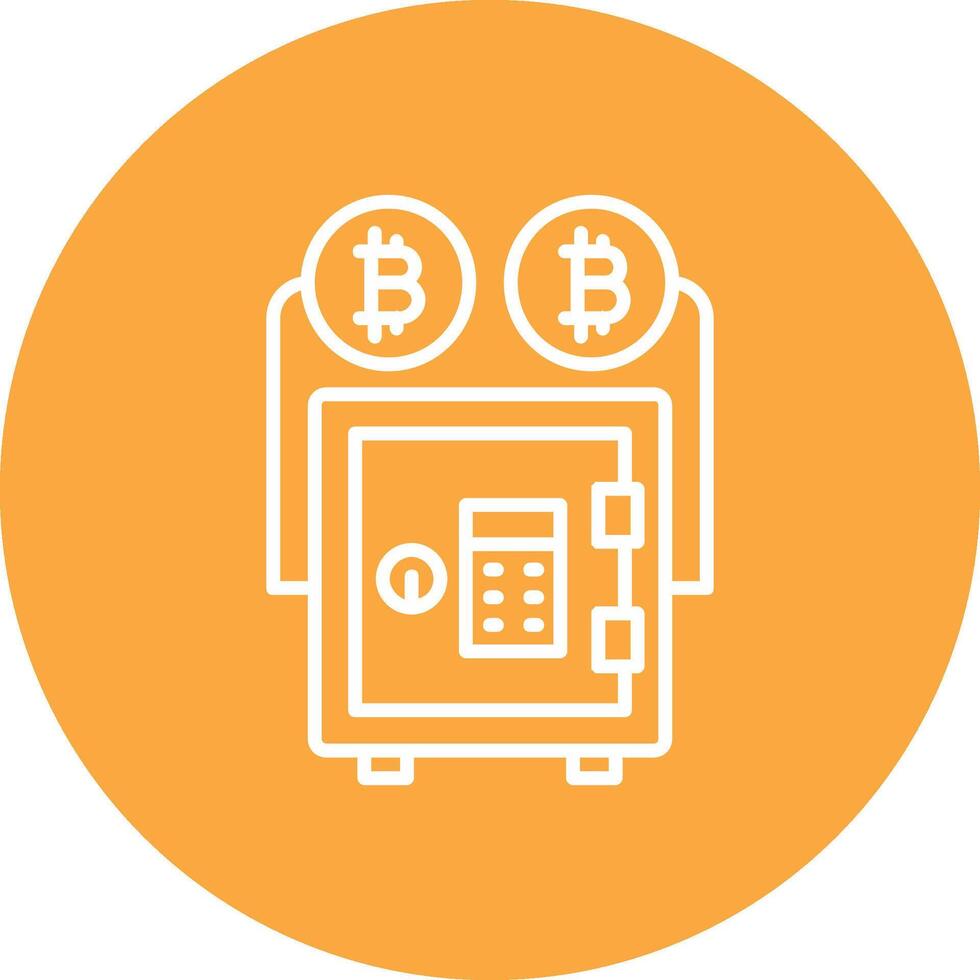 Proof Stake Line Multi Circle Icon vector