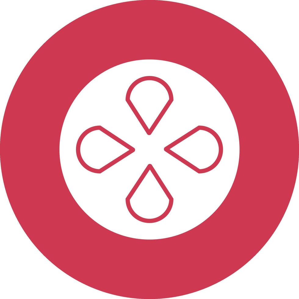 Grapefruit Glyph Multi Circle Icon vector