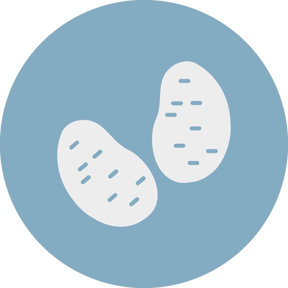 Potato's Glyph Multi Circle Icon vector