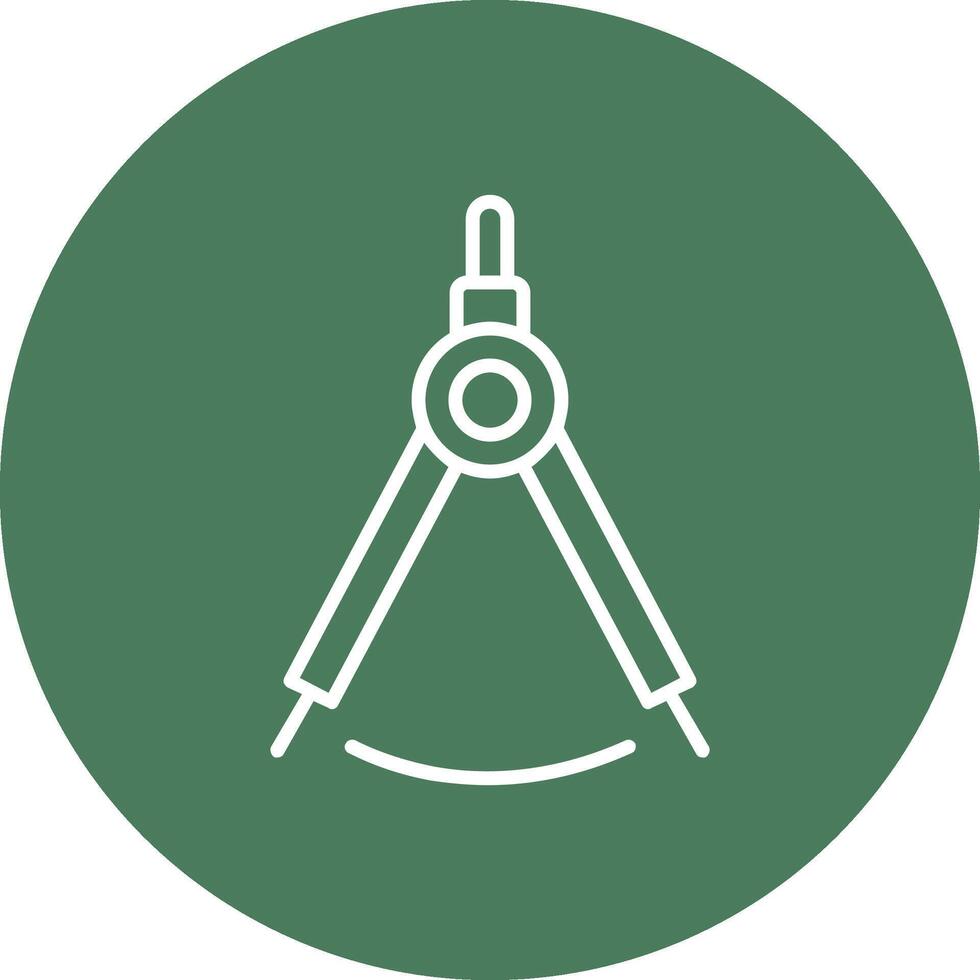 Dividers Line Multi Circle Icon vector