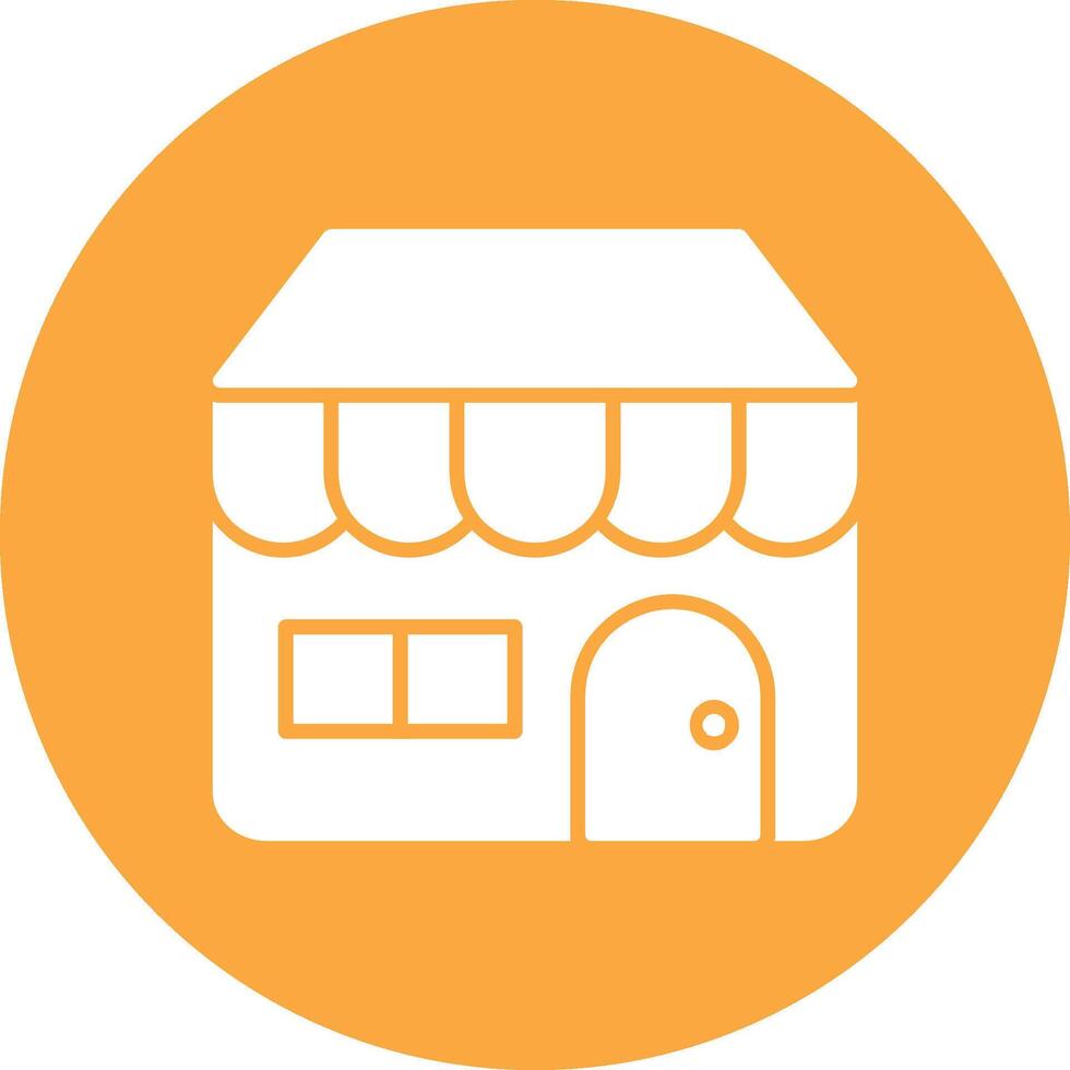 Find A Store Glyph Multi Circle Icon vector