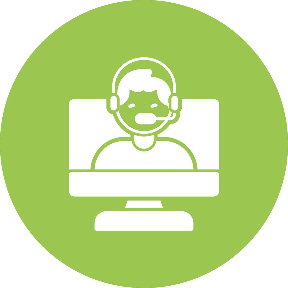 OnGlyph Multi Circle Consultant Glyph Multi Circle Icon vector