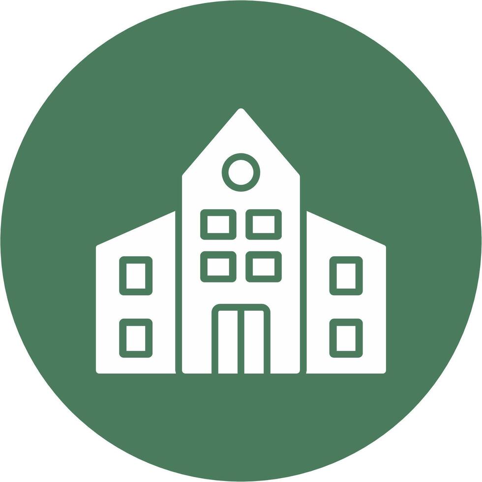 Flats Glyph Multi Circle Icon vector