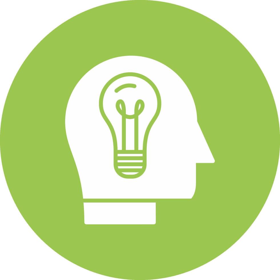 Idea Glyph Multi Circle Icon vector