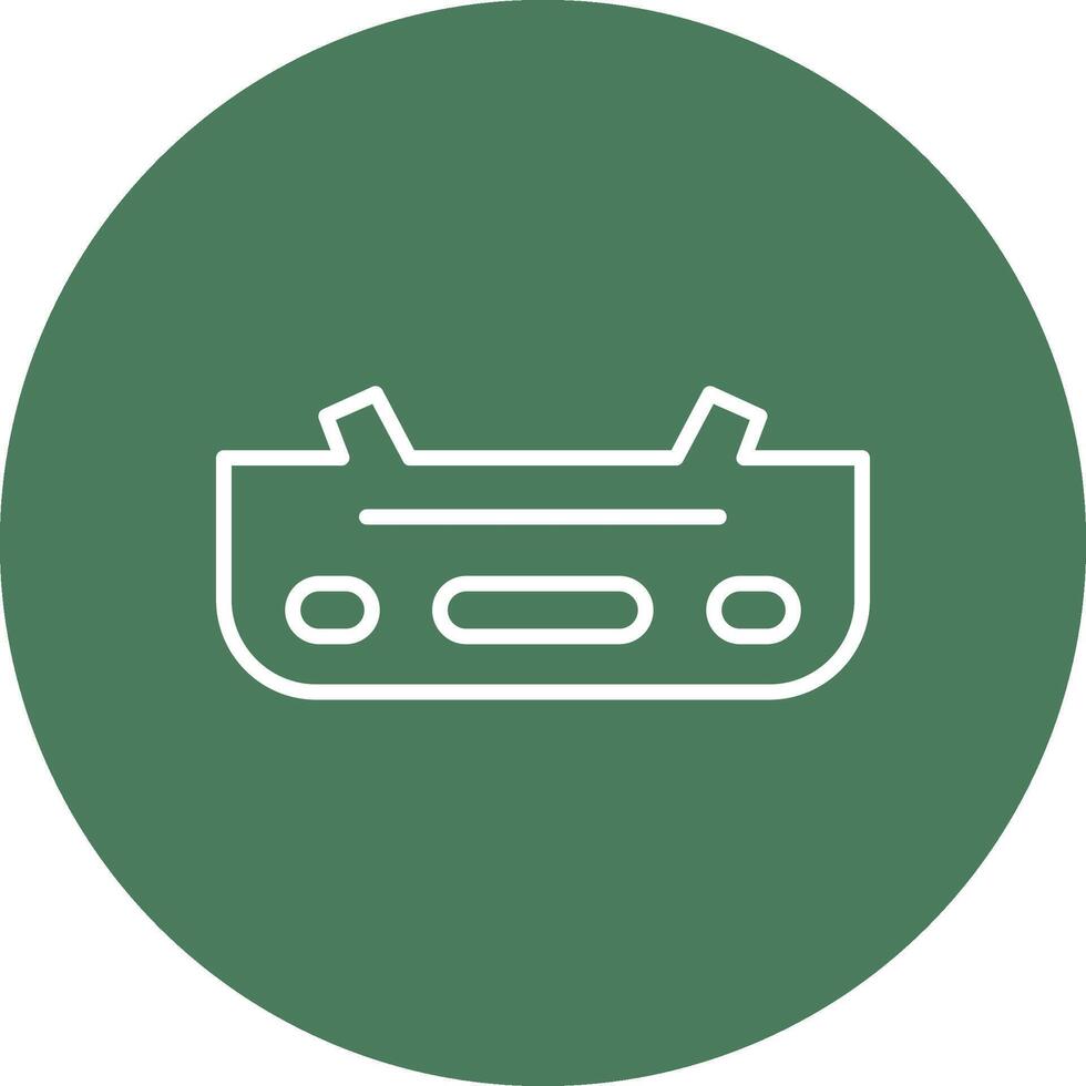 Bumper Line Multi Circle Icon vector
