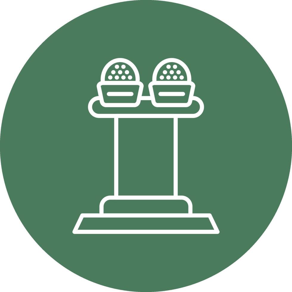 Press Release Line Multi Circle Icon vector