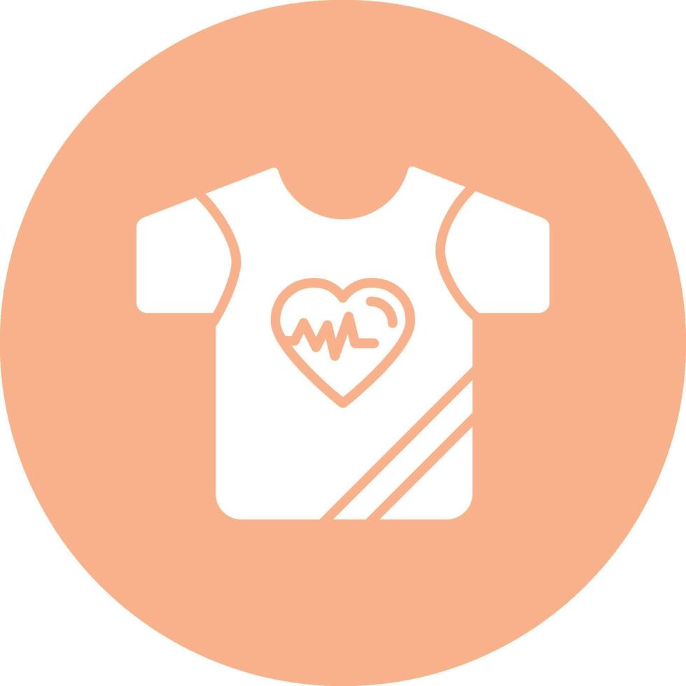 shirt Glyph Multi Circle Icon vector