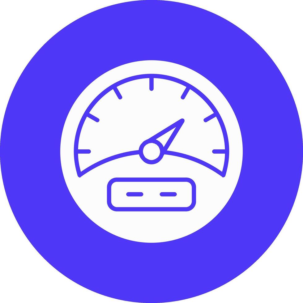 Gauge Glyph Multi Circle Icon vector