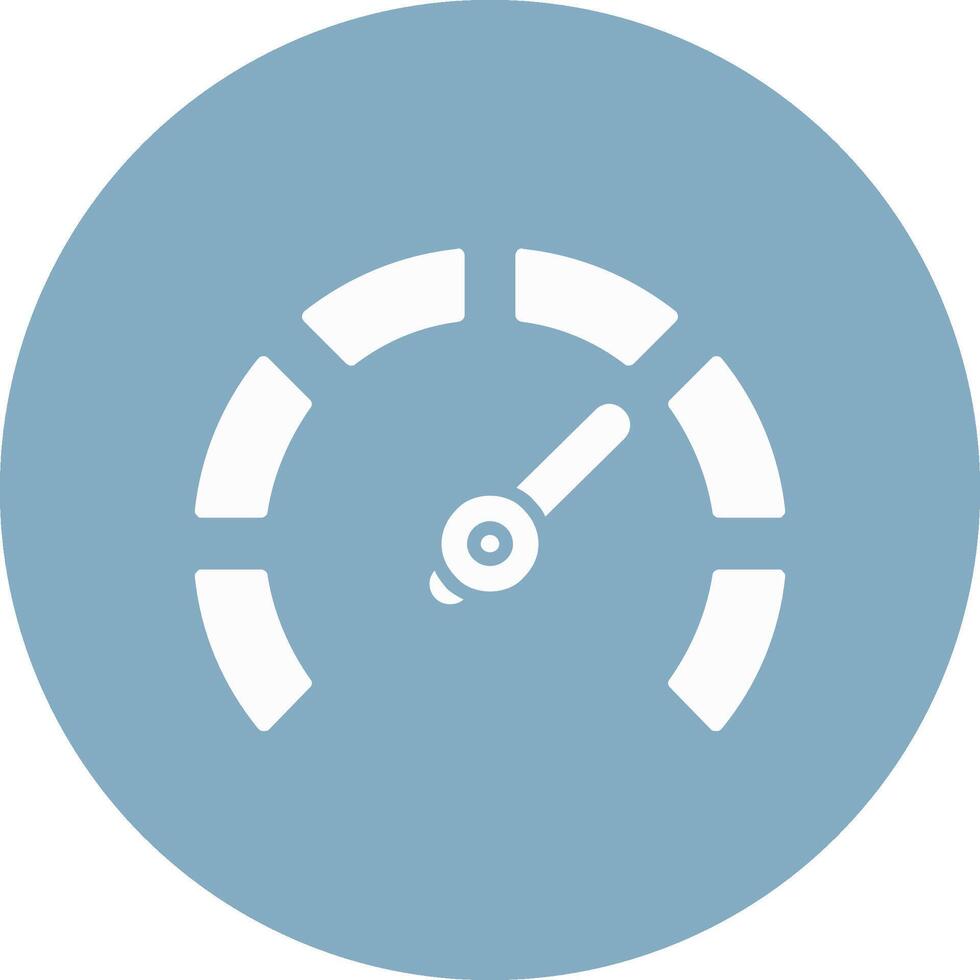 Gauge Glyph Multi Circle Icon vector