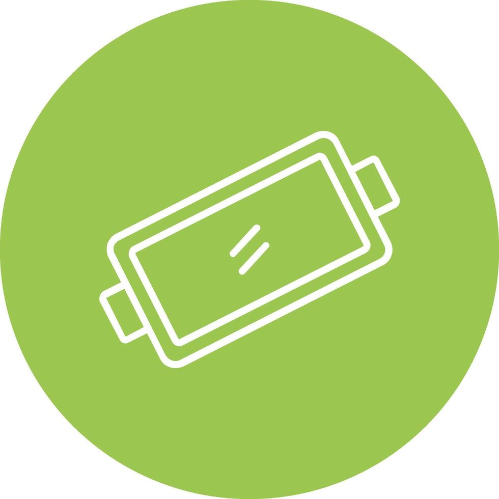 Baking Tray Line Multi Circle Icon vector