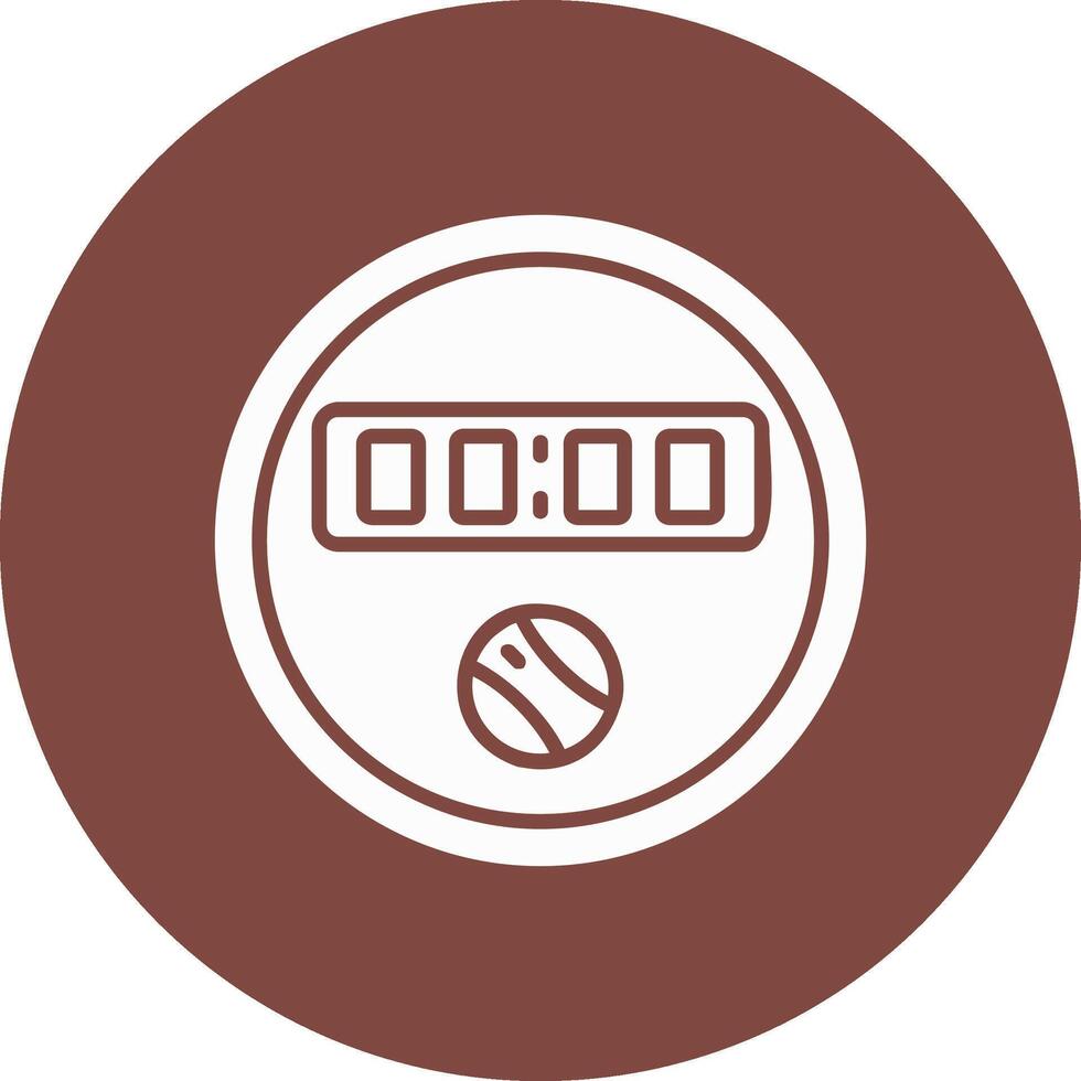 Dial Glyph Multi Circle Icon vector