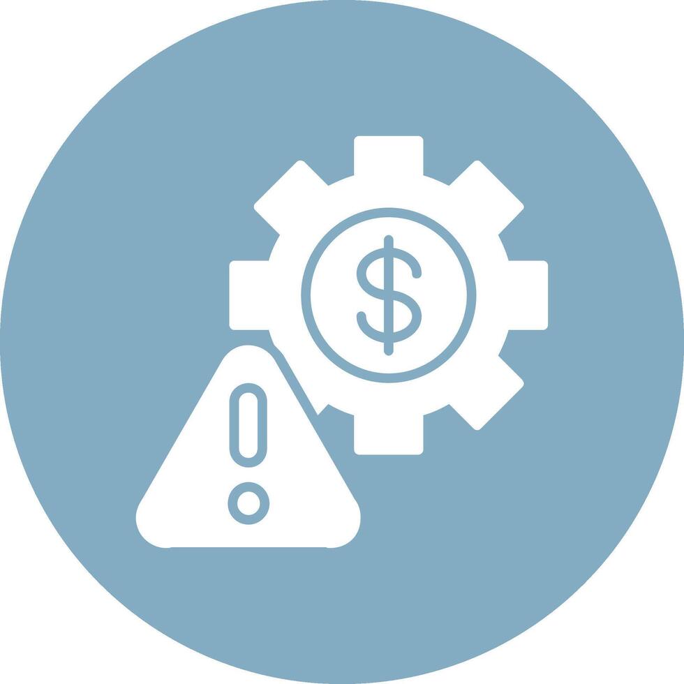 Factory Glyph Multi Circle Icon vector