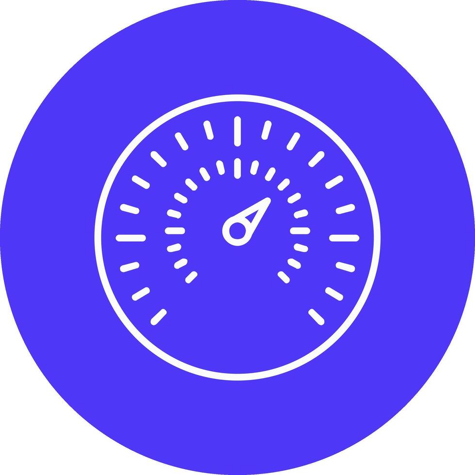 Gauge Line Multi Circle Icon vector