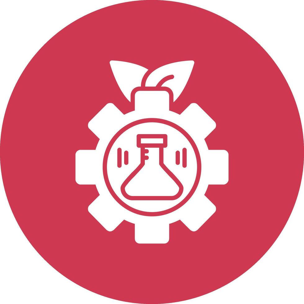Bioengineering Glyph Multi Circle Icon vector