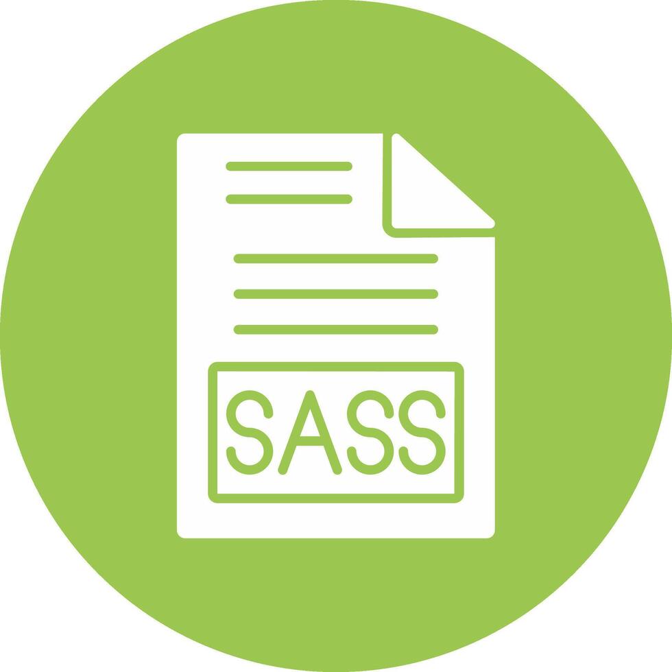 Sass Glyph Multi Circle Icon vector